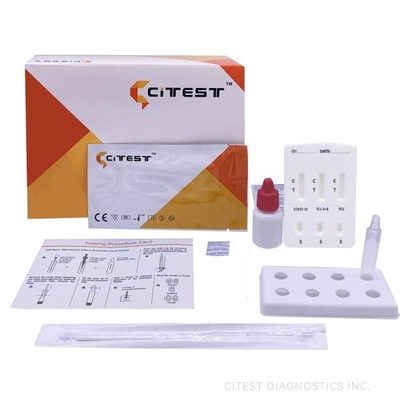 15 min SARS-CoV-2 Influenza AB Test Kit RSV Rapid Test Nasopharyngeal Swab
