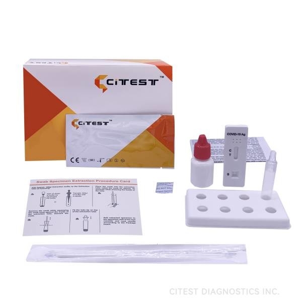 COVID 19 Antigen Rapid Test Kit High Accuracy Nasopharyngeal Swab Test Kit Wiht LF Reader