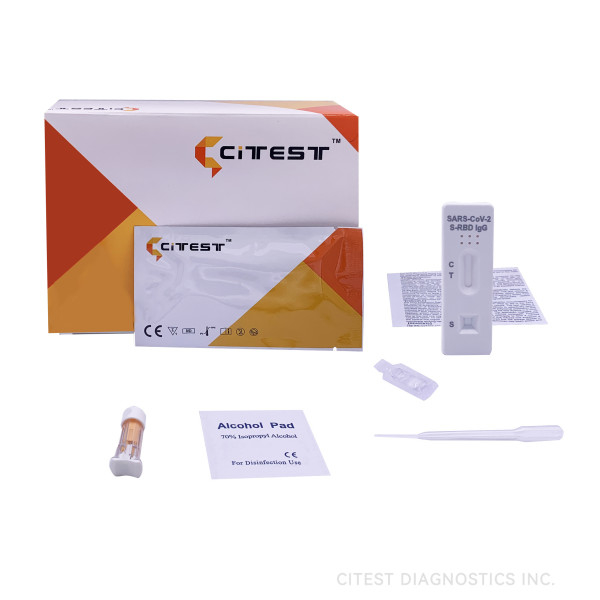 10 Minutes CO/VID 19 Antibody Test Kit SARS-CoV-2 S-RBD IgG Antibody Rapid Test