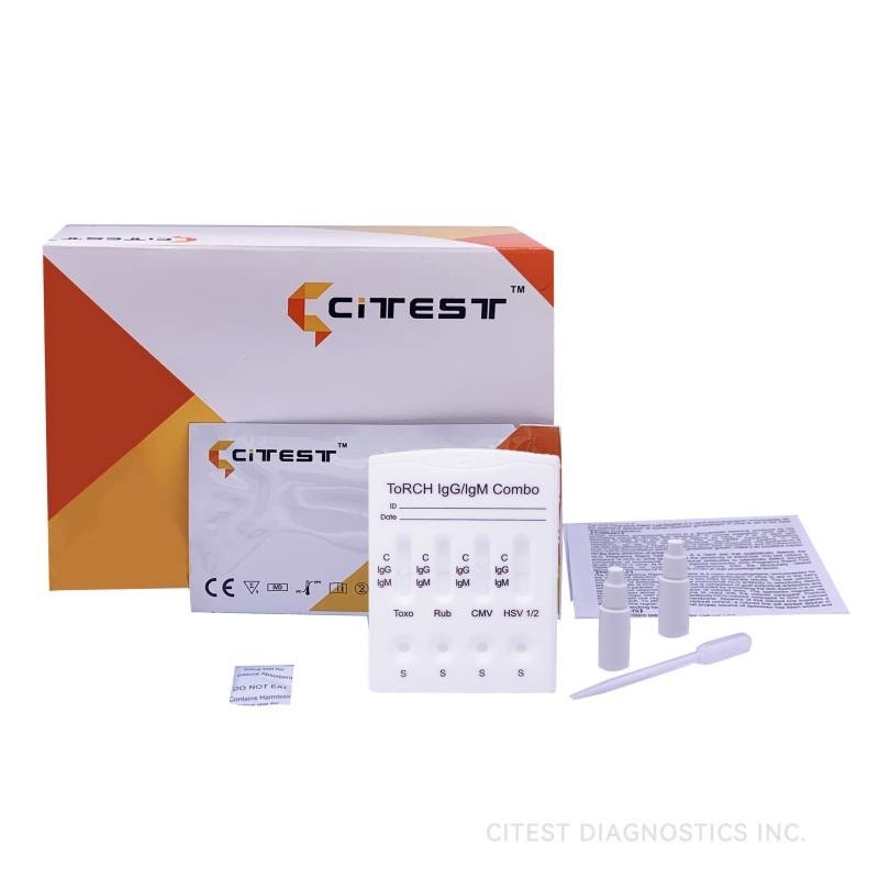 ToRCH Toxo Rubella CMV HSV 1 2 IgM Rapid Diagnostic Test Kit High Sensitivity