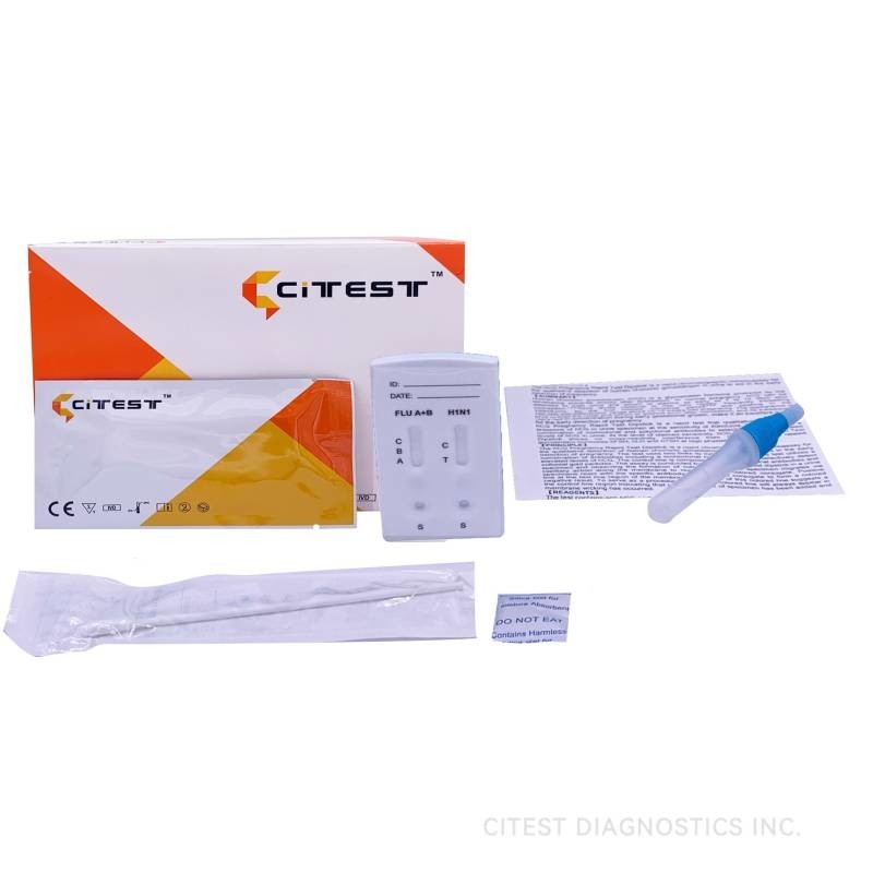 20T Influenza AB Rapid Test Nasopharyngeal Swab Throat Swab Nasal Aspirate Test kit